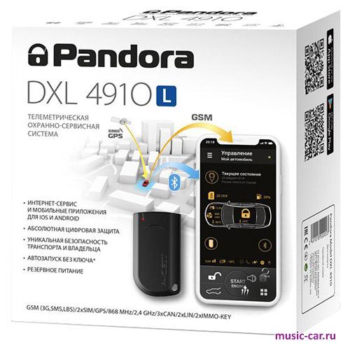 Автосигнализация с обратной связью и автозапуском Pandora DXL 4910L
