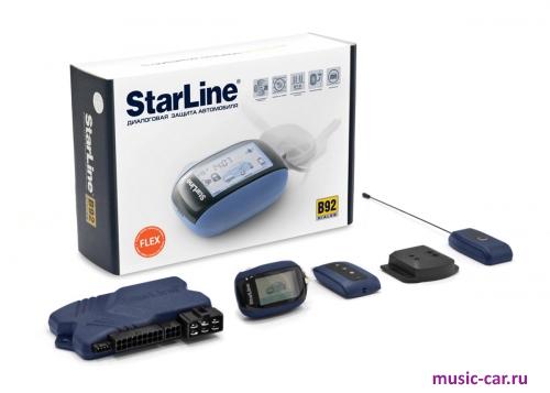 Автосигнализация с обратной связью и автозапуском StarLine B92 Dialog Flex