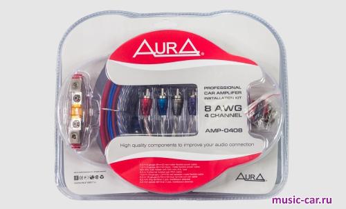 Набор проводов для установки усилителя Aura AMP-0408