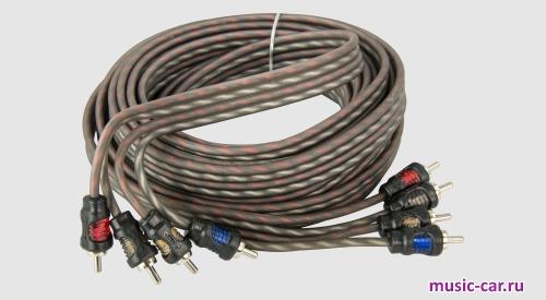 Линейные провода для установки усилителя Aura RCA-0450