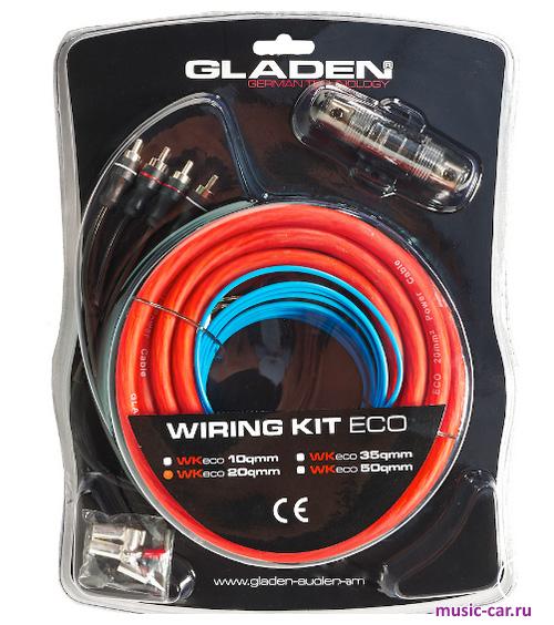 Набор проводов для установки усилителя Gladen Wiring Kit ECO WK 20