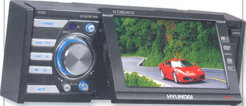 Однодиновая мультимедийная станция Hyundai H-CMD4013