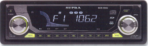 Автомагнитола Supra SCD-504U
