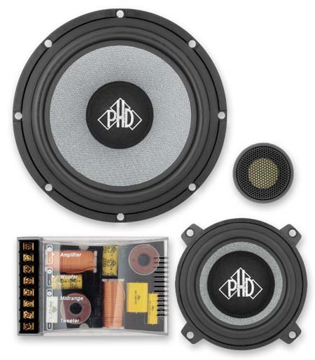 Трехполосная компонентная акустика. PHD MF 6.3 Kit
