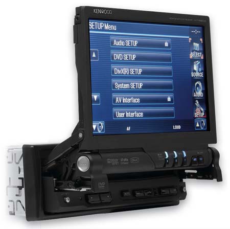 Мультимедийные головные устройства 1DIN. Kenwood KVT-556DVD