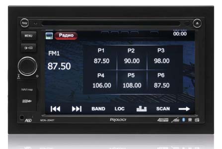 Мультимедийные головные устройства 2DIN. Prology MDN-2640