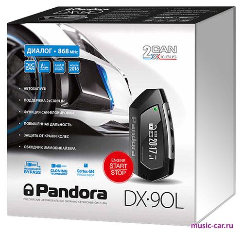 Автосигнализация с обратной связью и автозапуском Pandora DX 90L