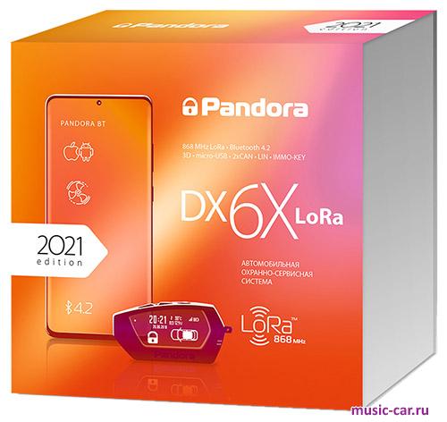 Автосигнализация с обратной связью и автозапуском Pandora DX 6X LoRa