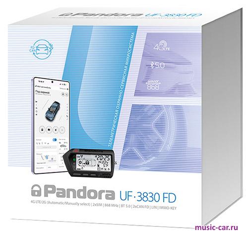 Автосигнализация с обратной связью и автозапуском Pandora UF-3830 FD
