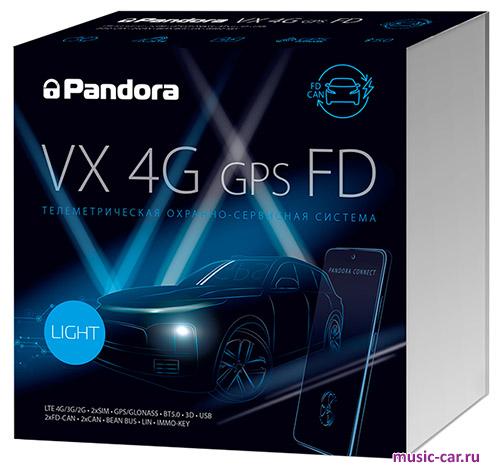 Автосигнализация с обратной связью и автозапуском Pandora VX 4G GPS FD Light