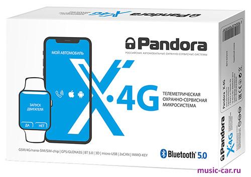 Автосигнализация с обратной связью и автозапуском Pandora X 4G