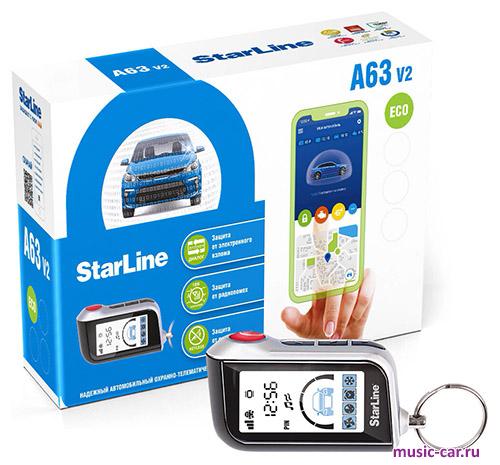 Автосигнализация с обратной связью и автозапуском StarLine A63 v2 ECO