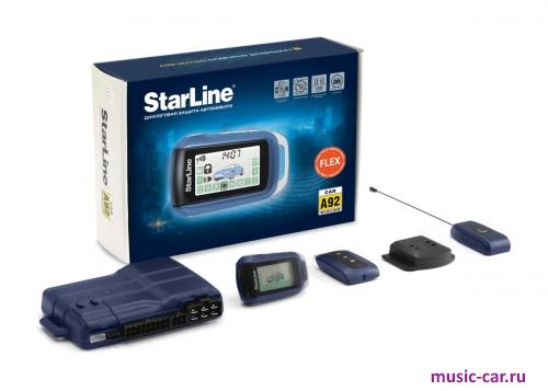 Автосигнализация с обратной связью и автозапуском StarLine A92 Dialog CAN Flex