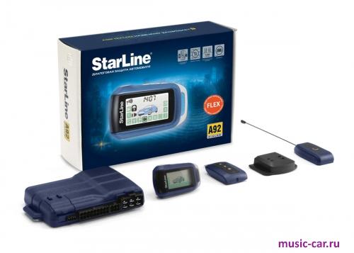 Автосигнализация с обратной связью и автозапуском StarLine A92 Dialog Flex