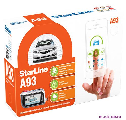 Автосигнализация с обратной связью и автозапуском StarLine A93
