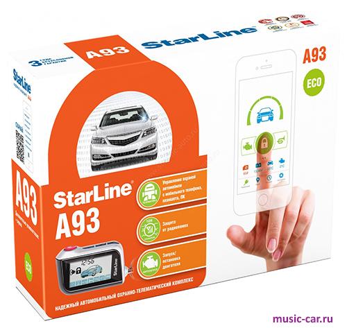 Автосигнализация с обратной связью и автозапуском StarLine A93 eco