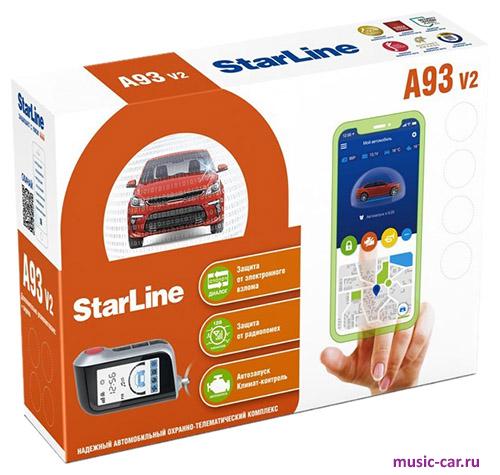Автосигнализация с обратной связью и автозапуском StarLine A93 v2