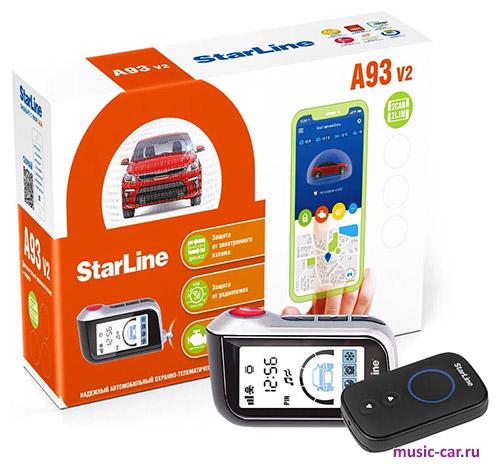 Автосигнализация с обратной связью и автозапуском StarLine A93 v2 2CAN+2LIN