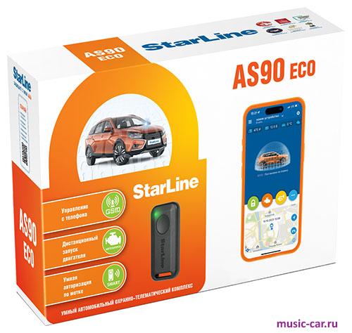 Автосигнализация с обратной связью и автозапуском StarLine AS90 ECO