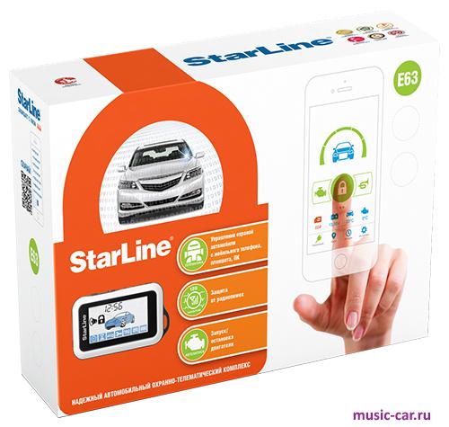 Автосигнализация с обратной связью и автозапуском StarLine E63