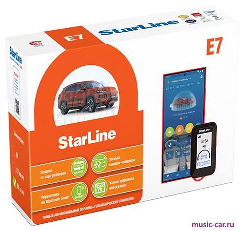Автосигнализация с обратной связью и автозапуском StarLine E7 LTE GPS