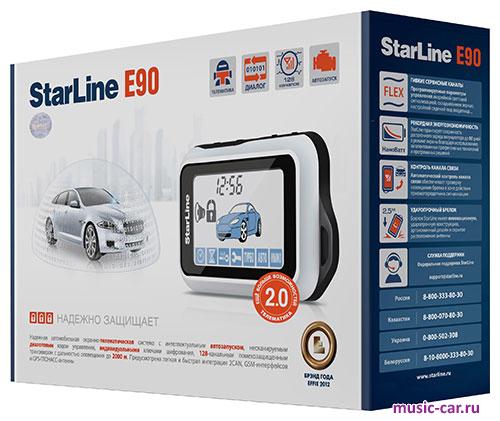 Автосигнализация с обратной связью и автозапуском StarLine E90 GSM
