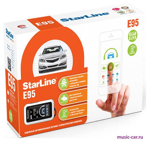 Автосигнализация с обратной связью и автозапуском StarLine E95
