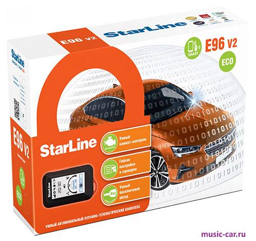 Автосигнализация с обратной связью и автозапуском StarLine E96 v2 ECO