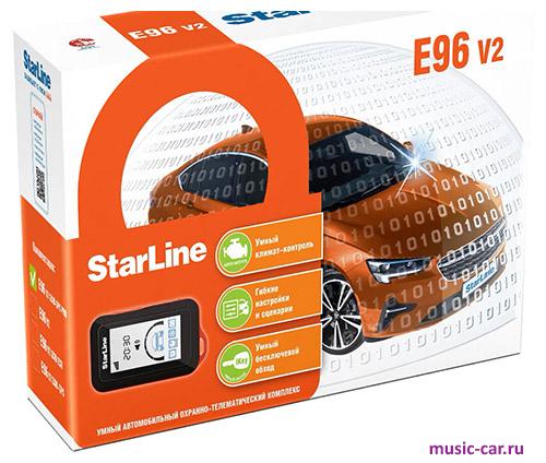 Автосигнализация с обратной связью и автозапуском StarLine E96 v2 GSM GPS