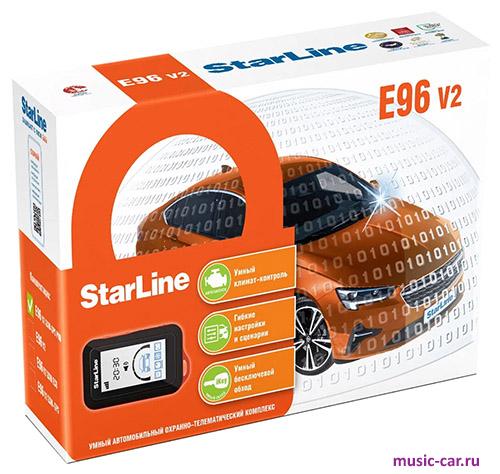 Автосигнализация с обратной связью и автозапуском StarLine E96 v2 GSM GPS PRO