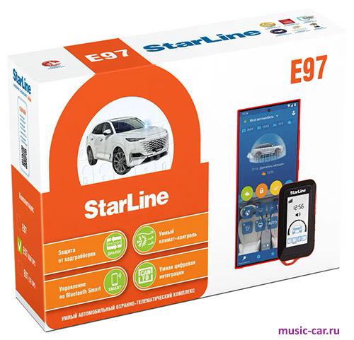 Автосигнализация с обратной связью и автозапуском StarLine E97 CAN FD GSM GPS