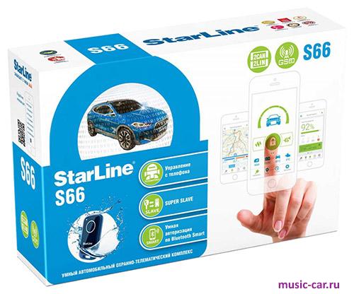 Автосигнализация с обратной связью и автозапуском StarLine S66 BT GSM