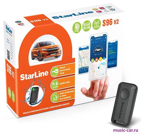 Автосигнализация с обратной связью и автозапуском StarLine S96 v2 2CAN+4LIN 2SIM GSM