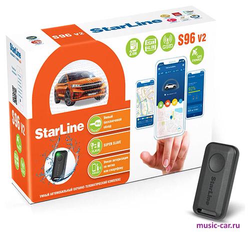Автосигнализация с обратной связью и автозапуском StarLine S96 v2 2CAN+4LIN 2SIM GSM GPS