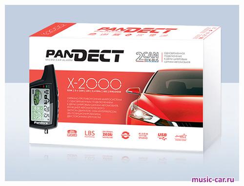 Автосигнализация с обратной связью и автозапуском Pandect X-2000