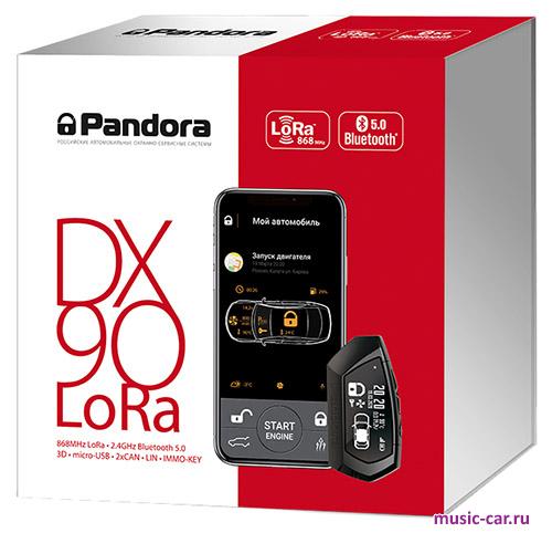 Автосигнализация с обратной связью и автозапуском Pandora DX 90 LoRa