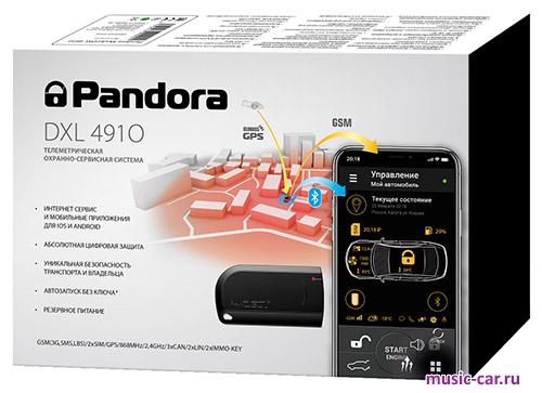 Автосигнализация с обратной связью и автозапуском Pandora DXL 4910
