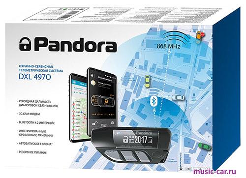 Автосигнализация с обратной связью и автозапуском Pandora DXL 4970