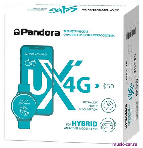 Автосигнализация с обратной связью и автозапуском Pandora UX 4G
