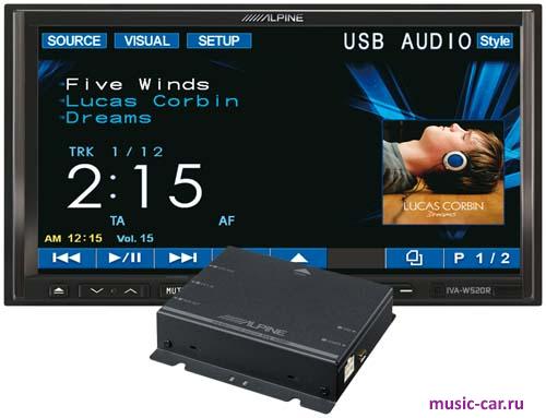Автомобильная магнитола Alpine IVA-W520R NVE-M300P