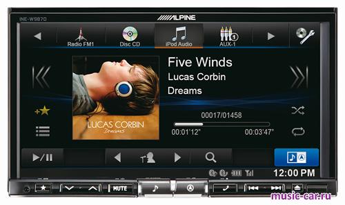 Автомобильная магнитола Alpine INE-W987D