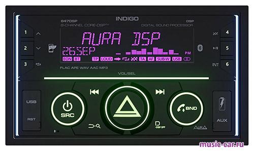 Автомобильная магнитола Aura Indigo-847DSP MkII