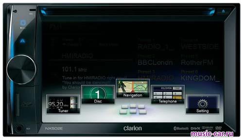 Автомобильная магнитола Clarion NX502E