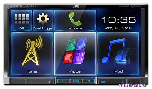 Автомобильная магнитола JVC KW-V50BTEE