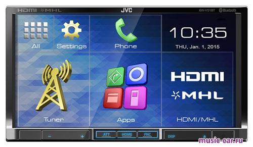 Автомобильная магнитола JVC KW-V51BTEE