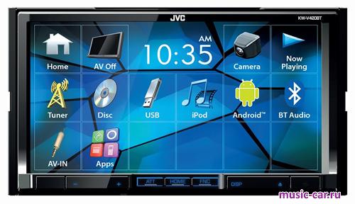 Автомобильная магнитола JVC KW-V420BT