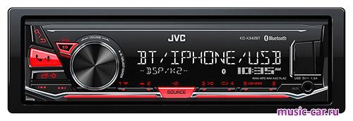 Автомобильная магнитола JVC KD-X342BTE