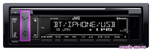 Автомобильная магнитола JVC KD-T801BT