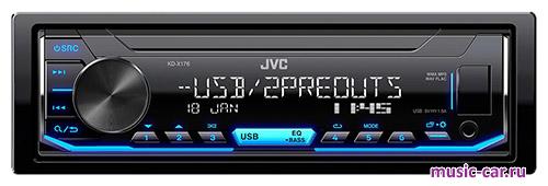 Автомобильная магнитола JVC KD-X176