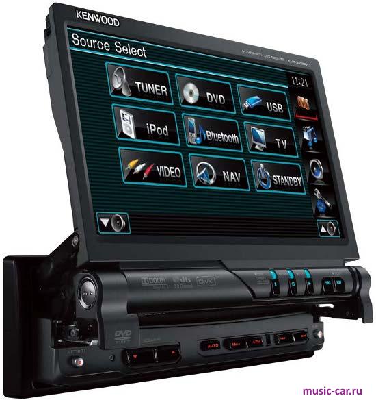 Автомобильная магнитола Kenwood KVT-556DVD